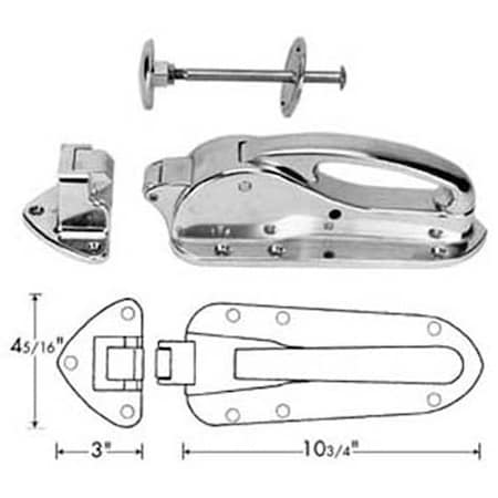 Allpoints Latch , W/1-1/2" Strike/Ir 1221153